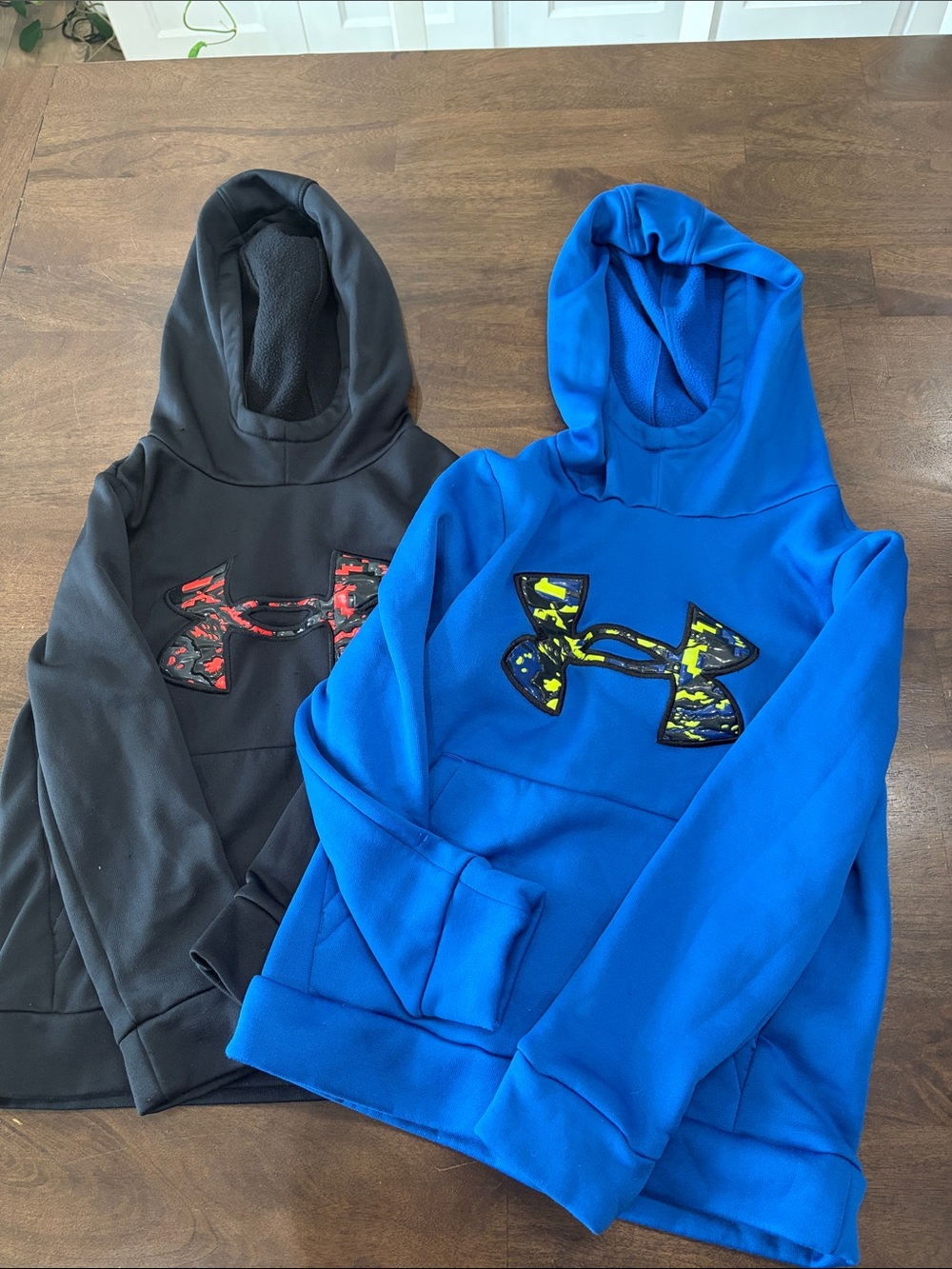 Under Armour Kids' Blue and Black Hoodies with Logo 2 sweatshirts
